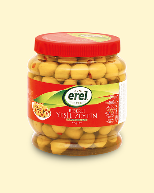 BİBERLİ YEŞİL ZEYTİN